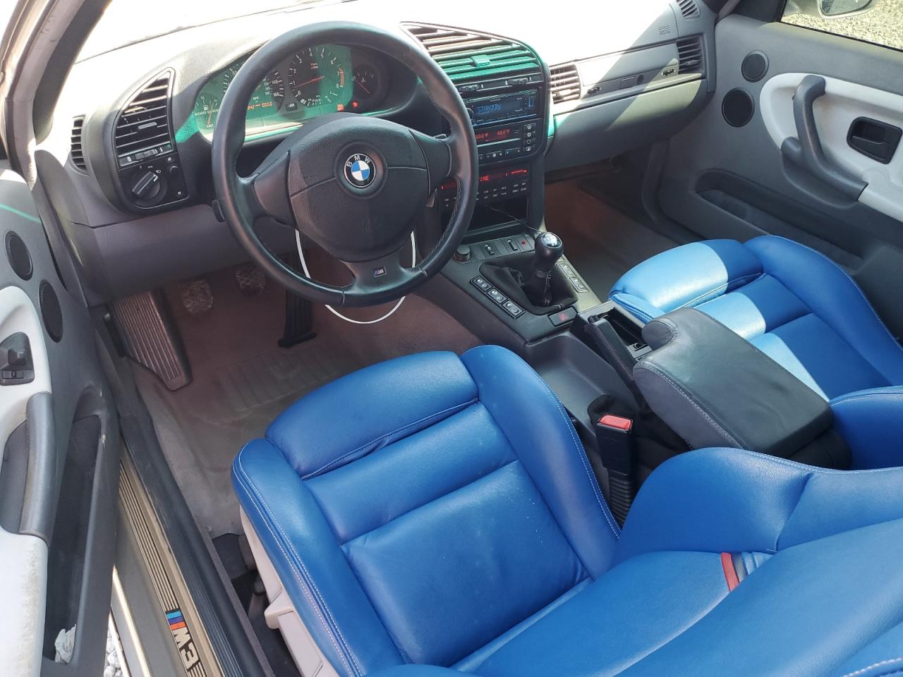 1998 Bmw M3 Automatic Silver vin: WBSBK0337WEC38489