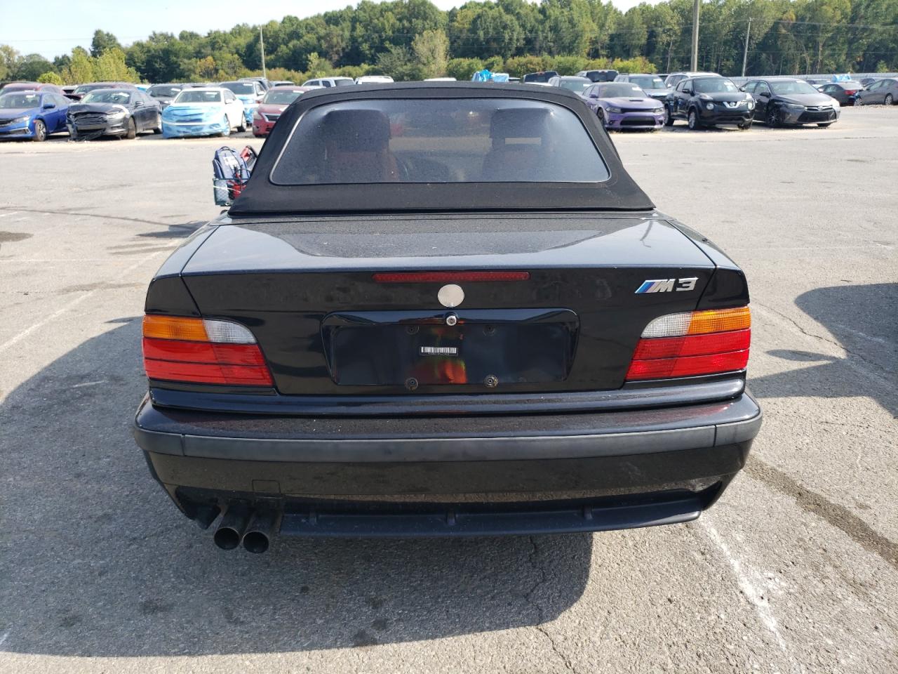 1998 Bmw M3 Automatic Black vin: WBSBK0338WEC39733