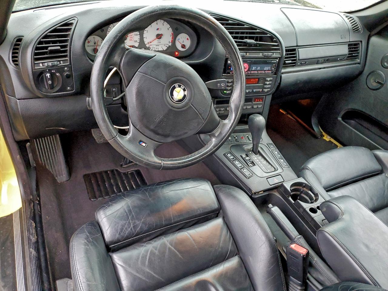 1998 Bmw M3 Automatic Yellow vin: WBSBK033XWEC38650