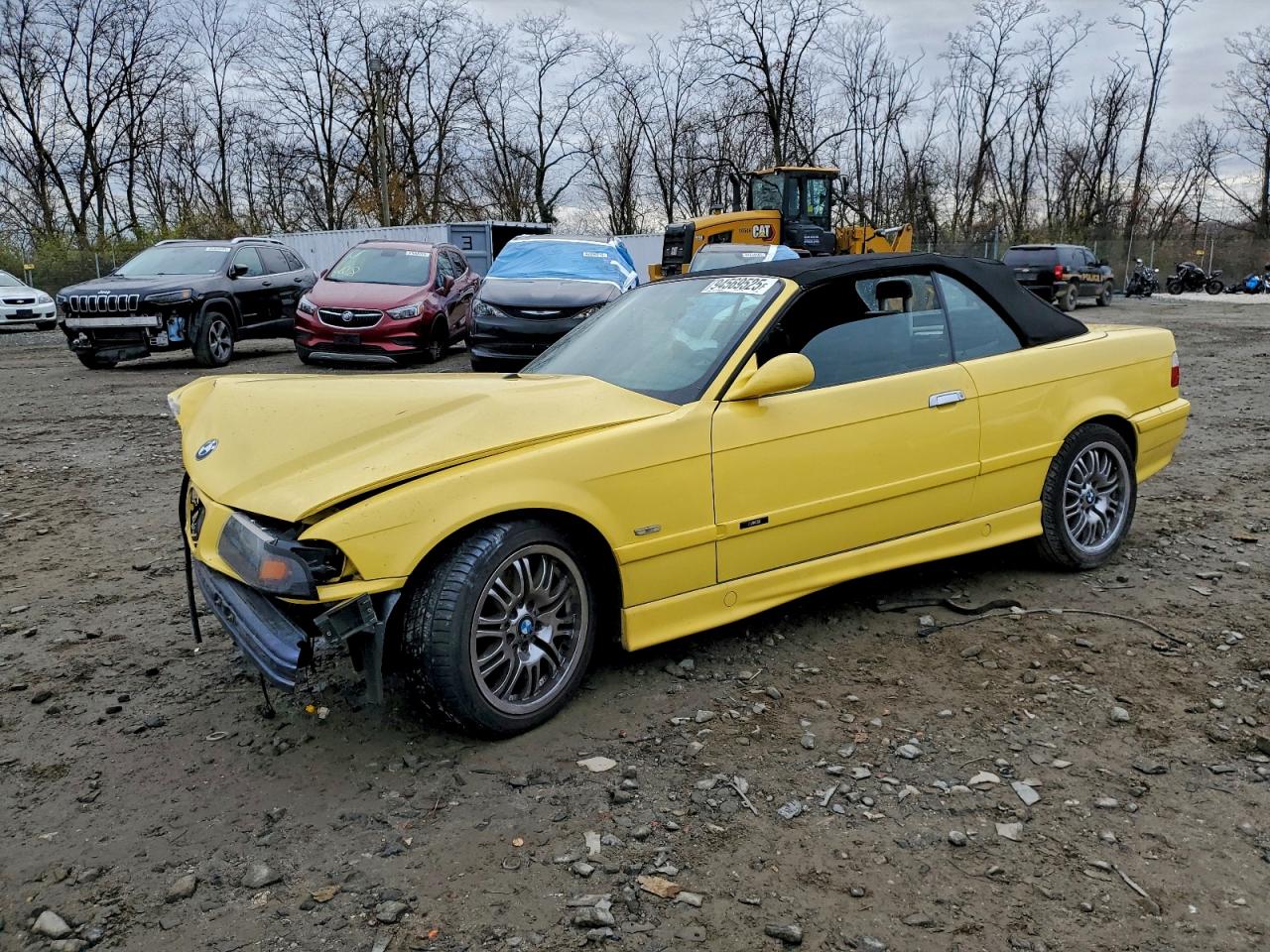 1998 Bmw M3 Automatic Yellow vin: WBSBK033XWEC38650