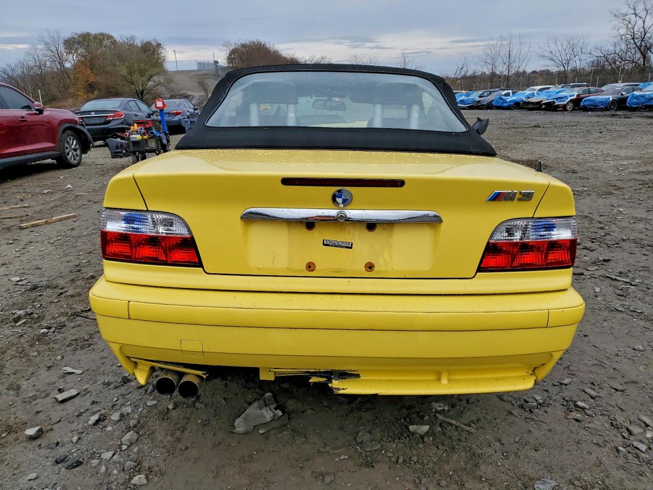 1998 Bmw M3 Automatic Yellow vin: WBSBK033XWEC38650