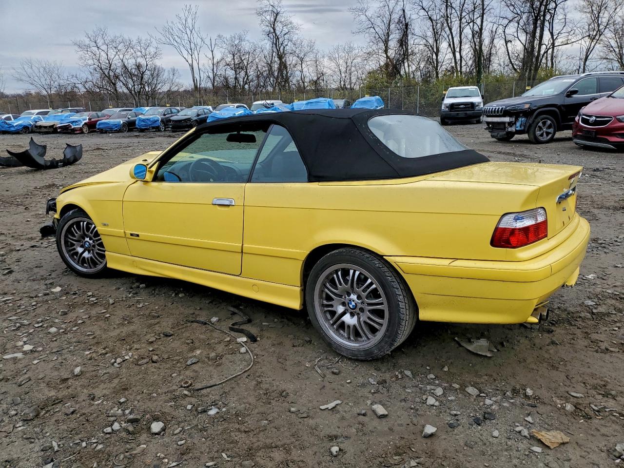 1998 Bmw M3 Automatic Yellow vin: WBSBK033XWEC38650