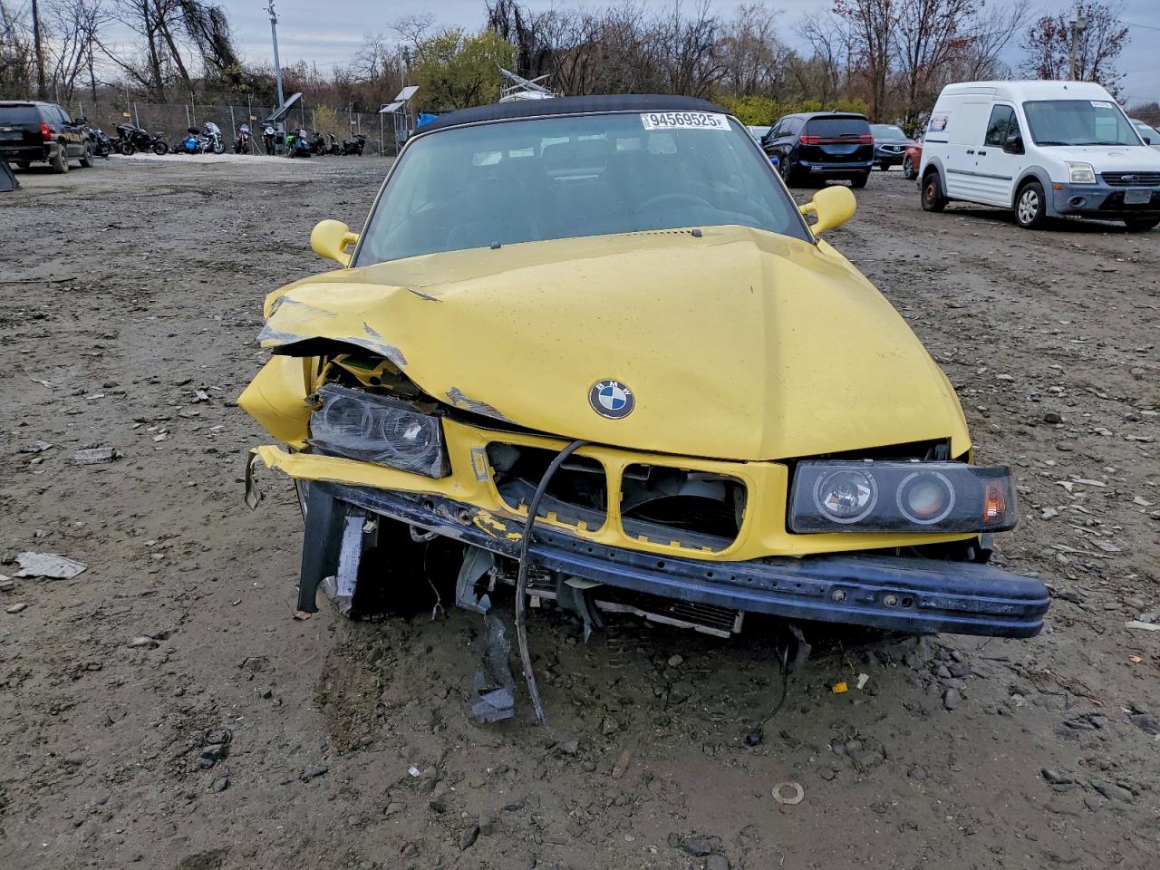 1998 Bmw M3 Automatic Yellow vin: WBSBK033XWEC38650