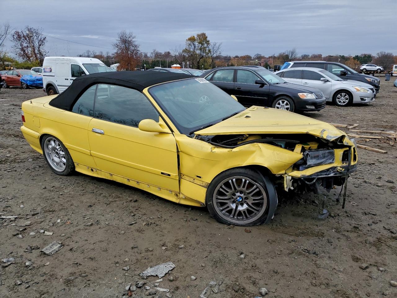 1998 Bmw M3 Automatic Yellow vin: WBSBK033XWEC38650
