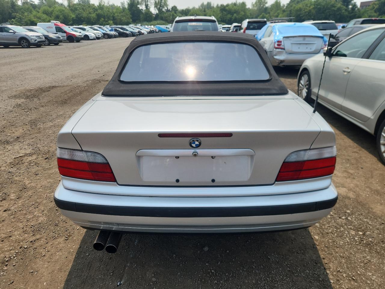 1998 Bmw M3 Silver vin: WBSBK9337WEC42059