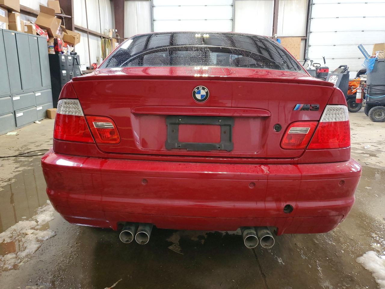 2003 Bmw M3 Red vin: WBSBL93403JR23167