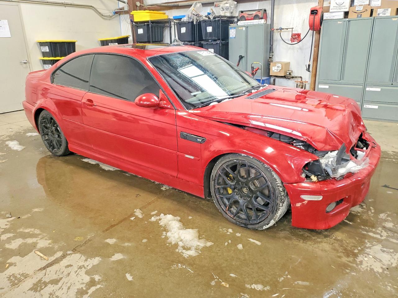 2003 Bmw M3 Red vin: WBSBL93403JR23167