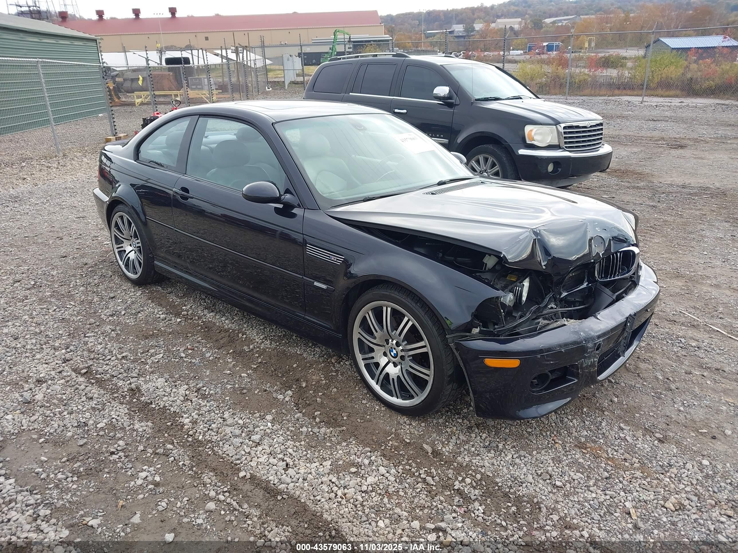 2003 Bmw M3   Black vin: WBSBL93413JR19662