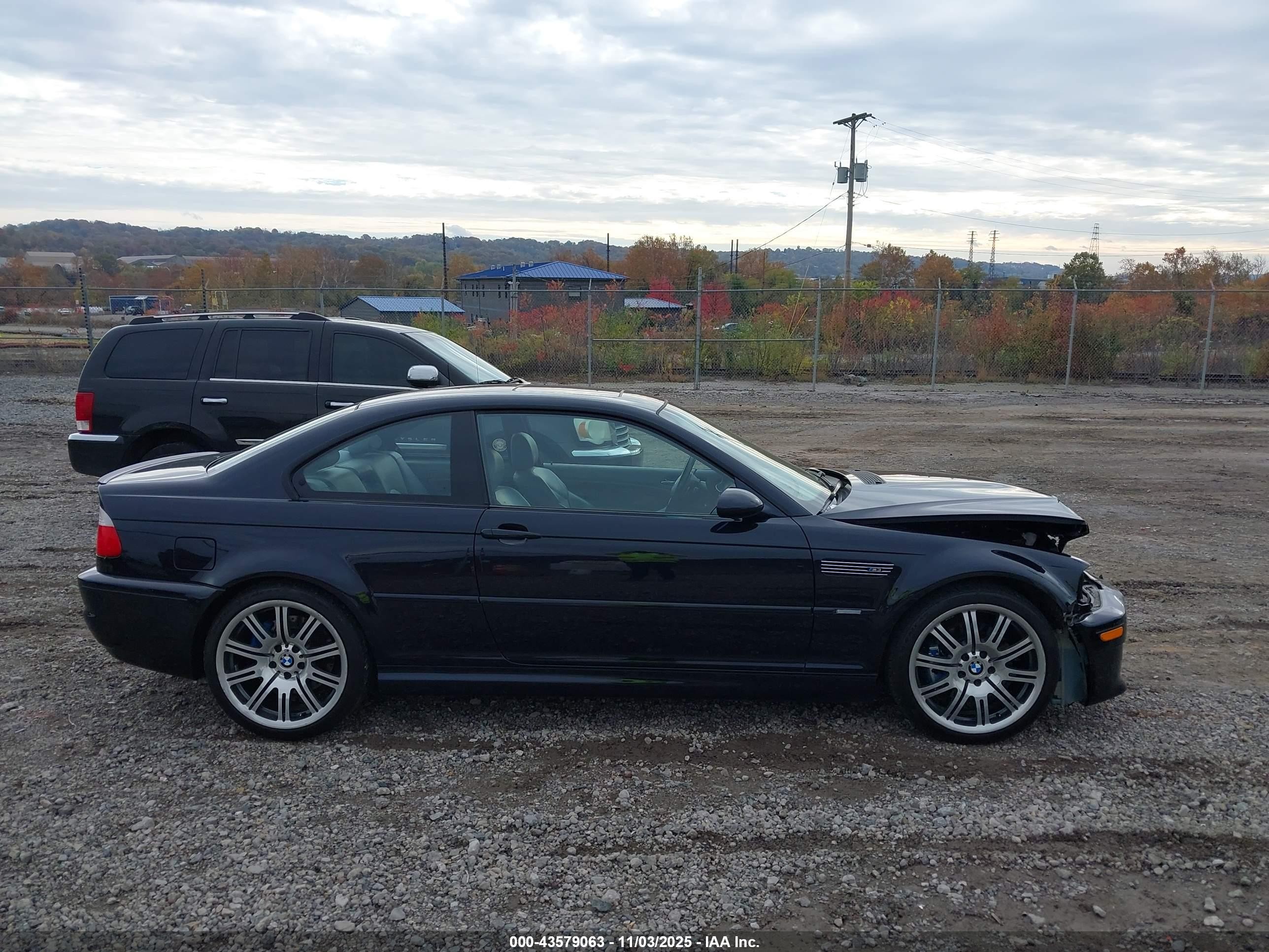 2003 Bmw M3   Black vin: WBSBL93413JR19662