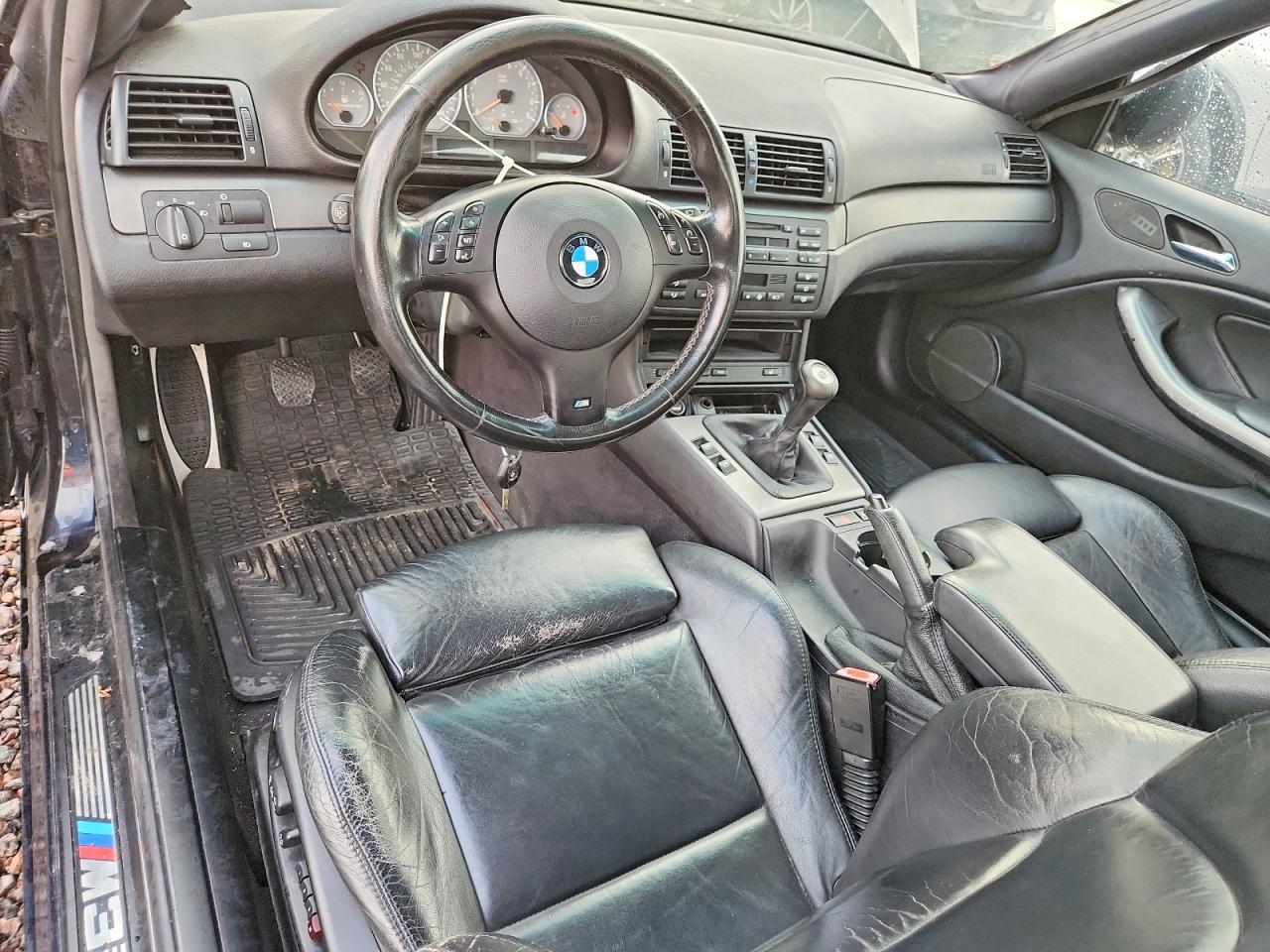 2002 Bmw M3 Black vin: WBSBL93422JR18745