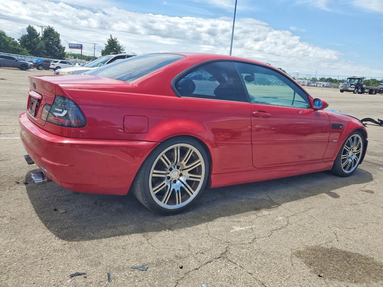 2001 Bmw M3 Ci Red vin: WBSBL93431JR11236