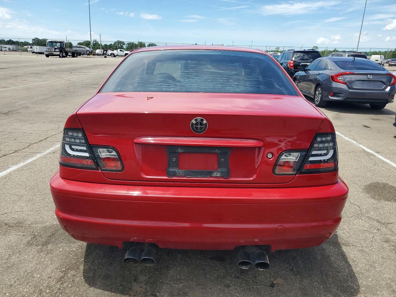2001 Bmw M3 Ci Red vin: WBSBL93431JR11236