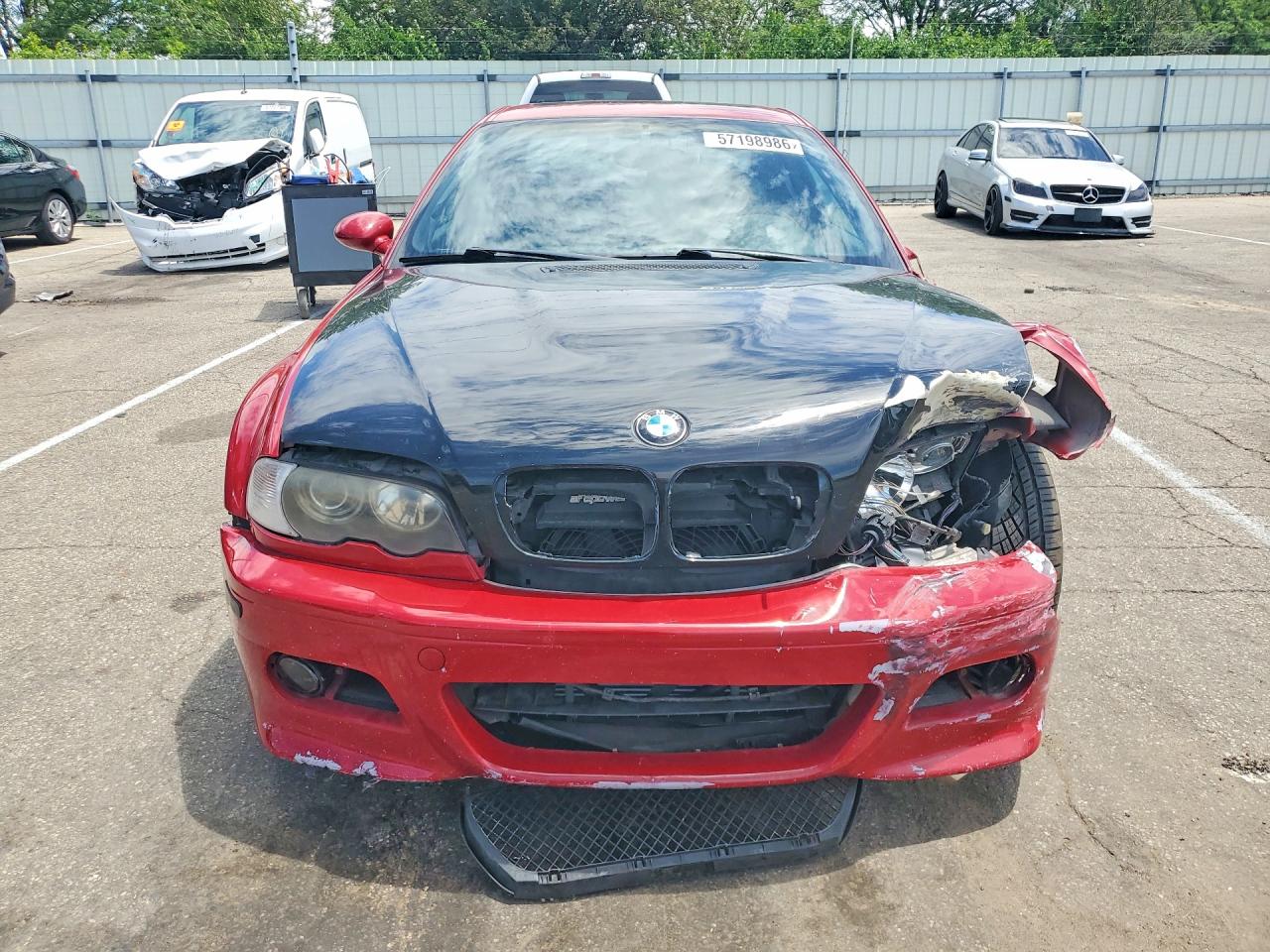 2001 Bmw M3 Ci Red vin: WBSBL93431JR11236