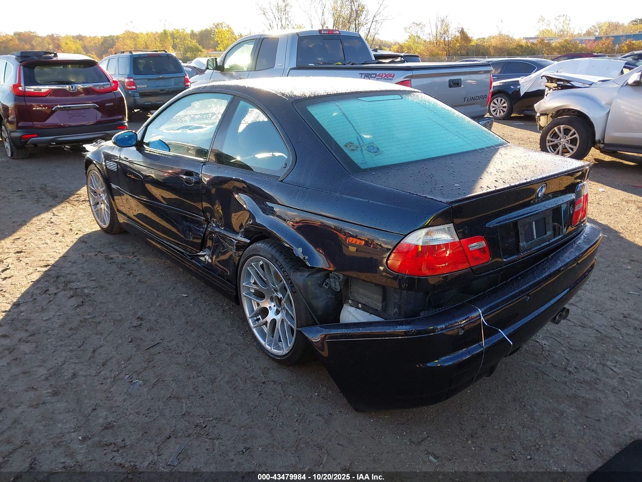 2003 Bmw M3   Black vin: WBSBL93433JR21462