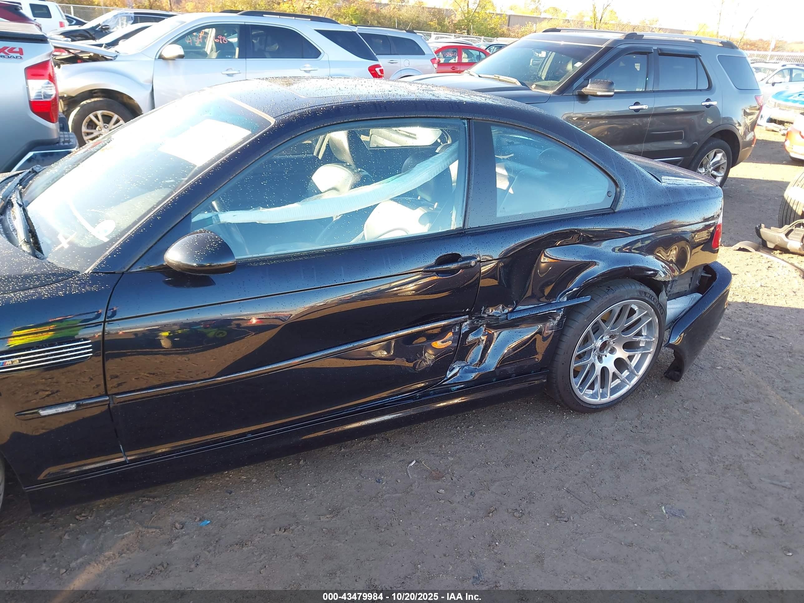 2003 Bmw M3   Black vin: WBSBL93433JR21462