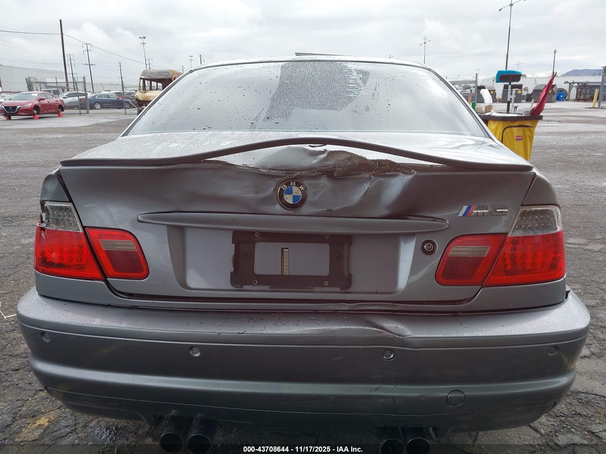 2003 Bmw M3   Silver vin: WBSBL93443JR22362