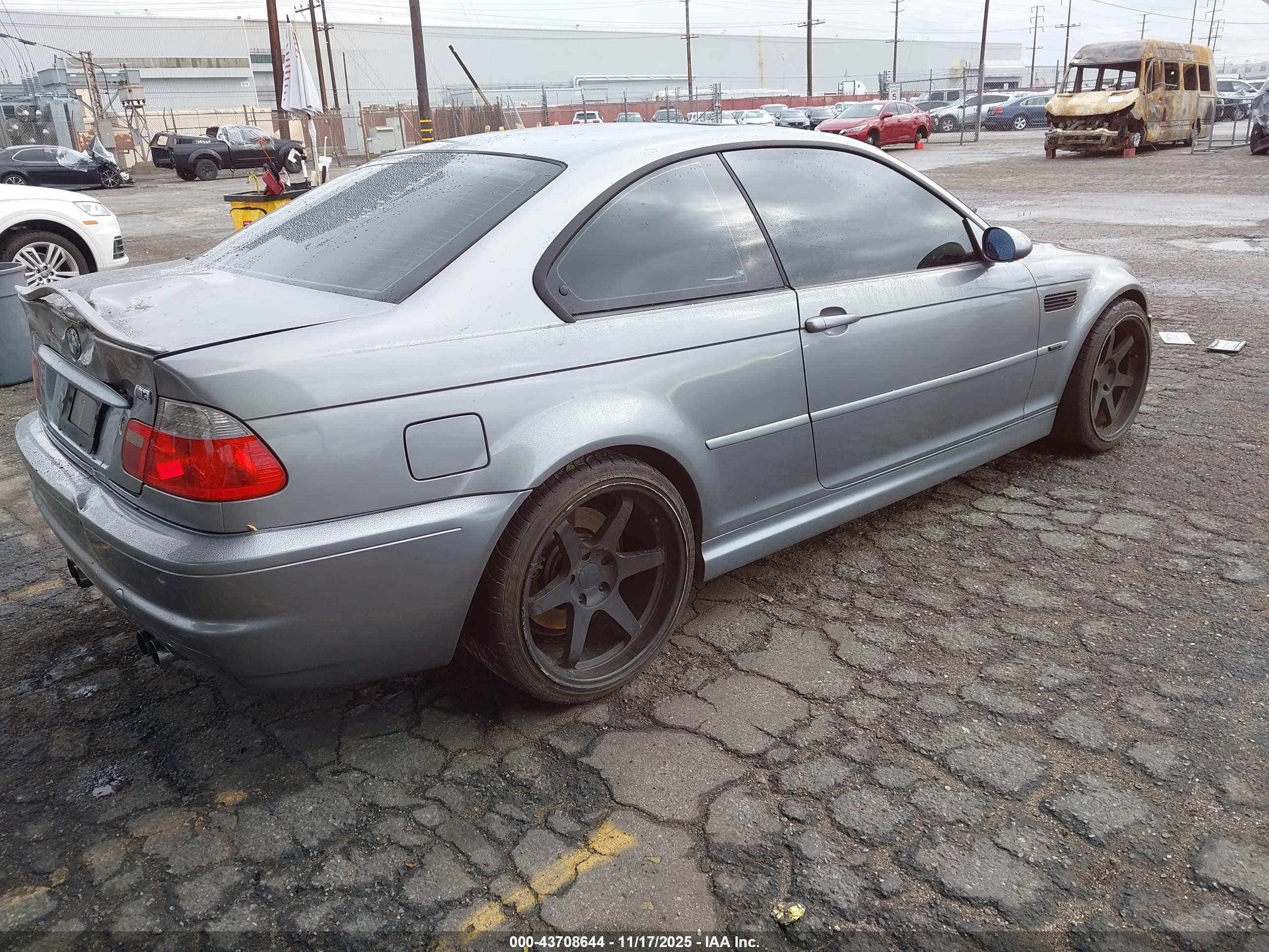 2003 Bmw M3   Silver vin: WBSBL93443JR22362
