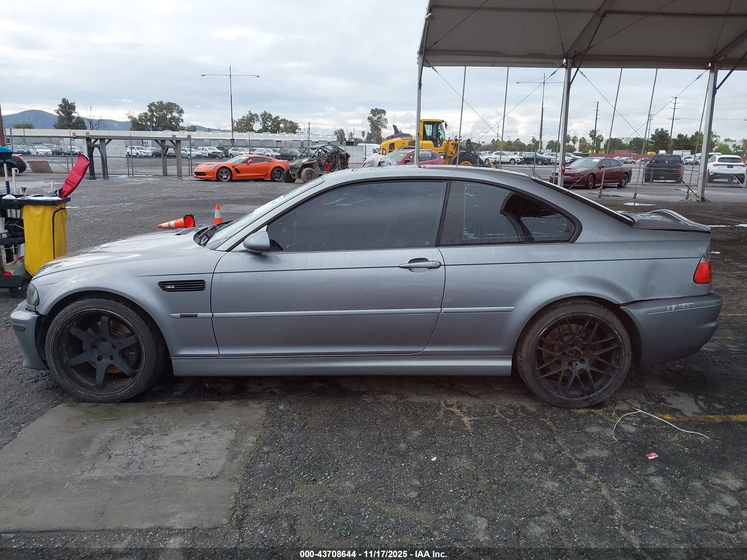 2003 Bmw M3   Silver vin: WBSBL93443JR22362