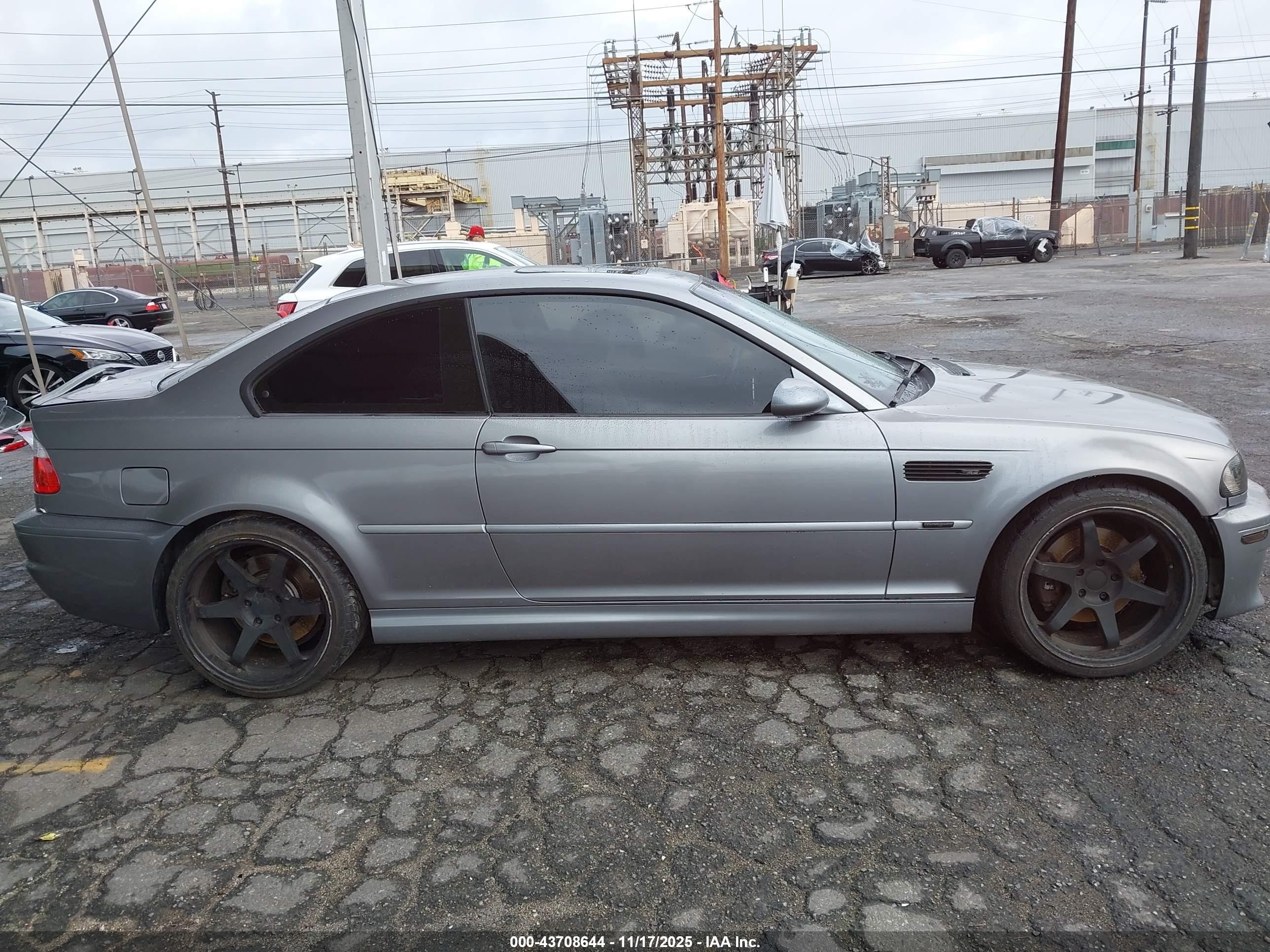 2003 Bmw M3   Silver vin: WBSBL93443JR22362