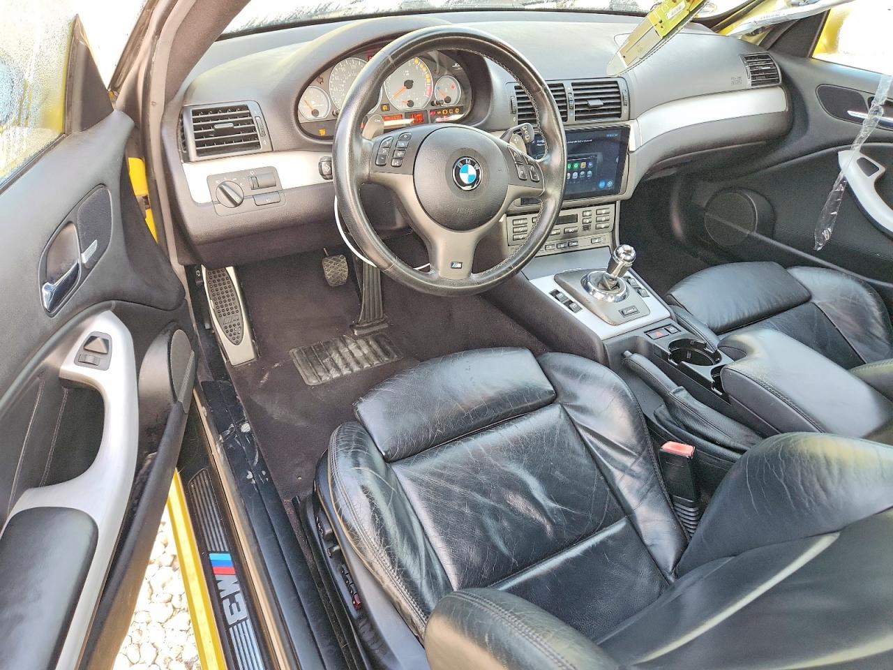 2003 Bmw M3 Yellow vin: WBSBL93443JR23625