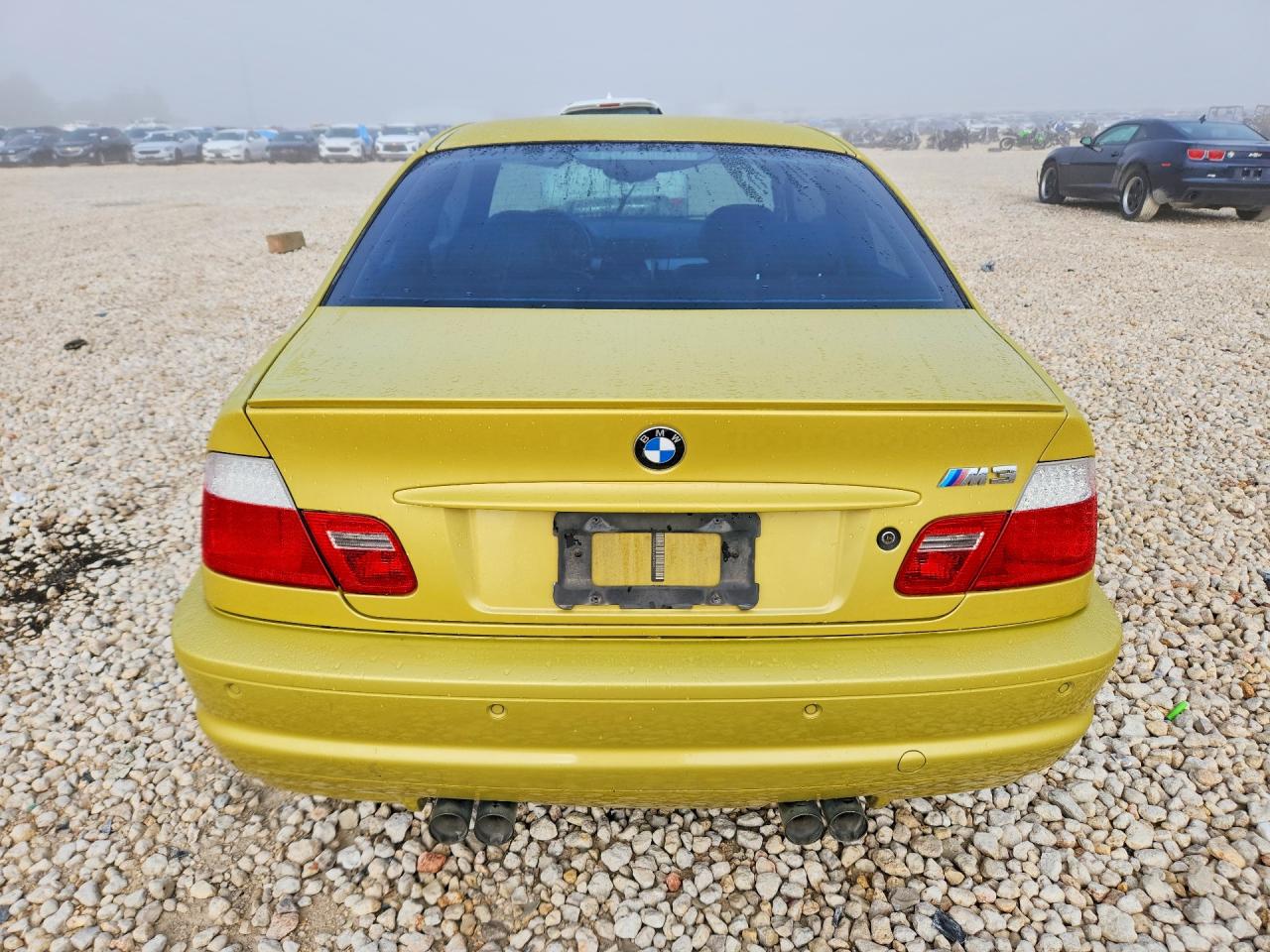 2003 Bmw M3 Yellow vin: WBSBL93443JR23625