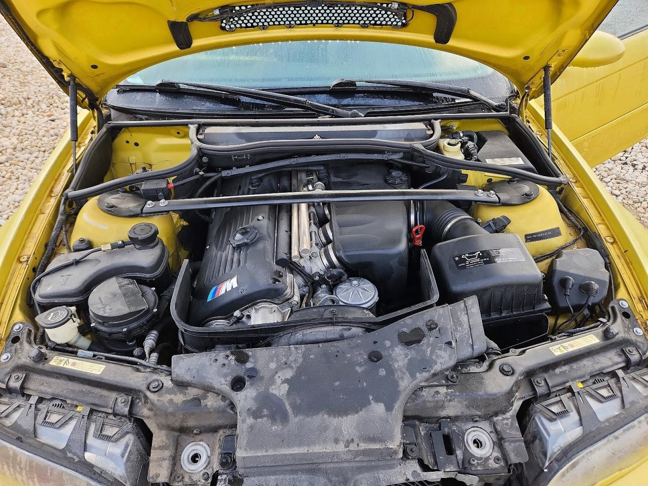 2003 Bmw M3 Yellow vin: WBSBL93443JR23625