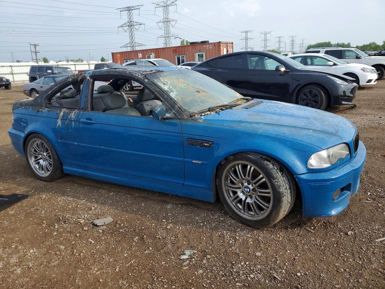 2001 Bmw M3 Ci Синий vin: WBSBL93451JR10279