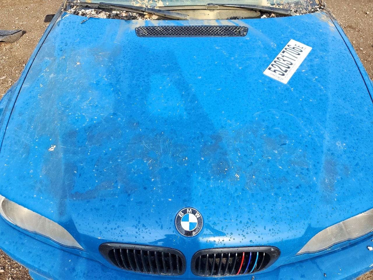 2001 Bmw M3 Ci Синий vin: WBSBL93451JR10279