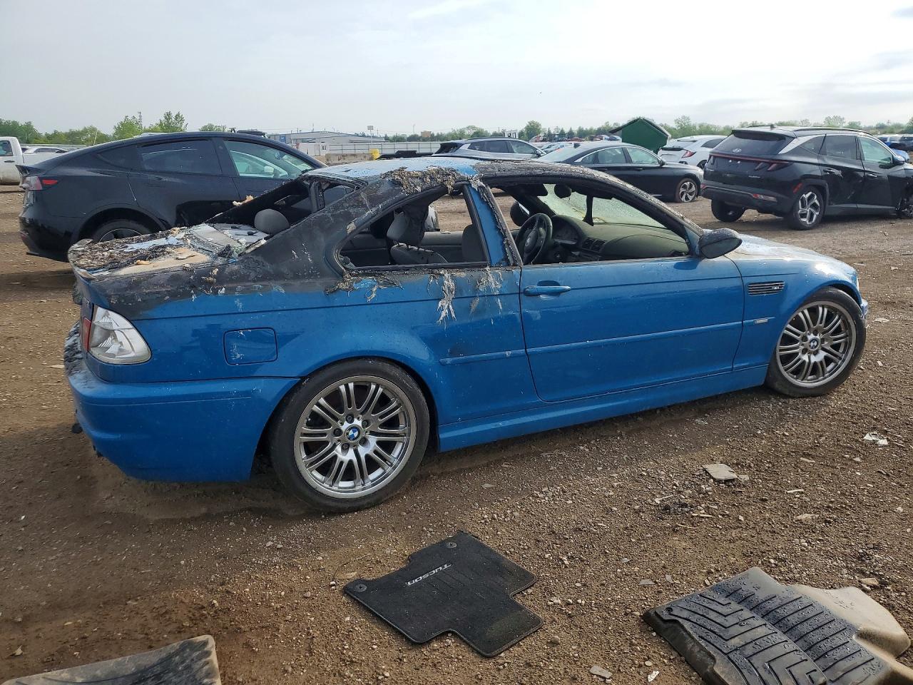 2001 Bmw M3 Ci Синий vin: WBSBL93451JR10279