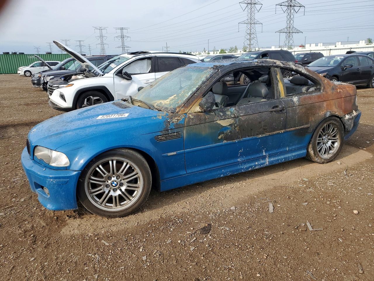 2001 Bmw M3 Ci Синий vin: WBSBL93451JR10279
