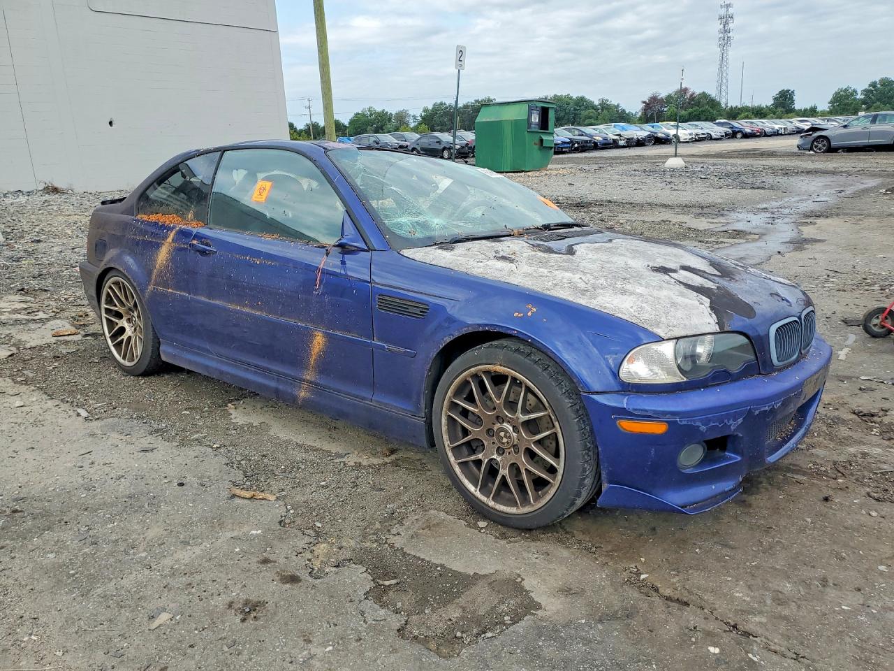 2005 Bmw M3 Blue vin: WBSBL93455PN62437