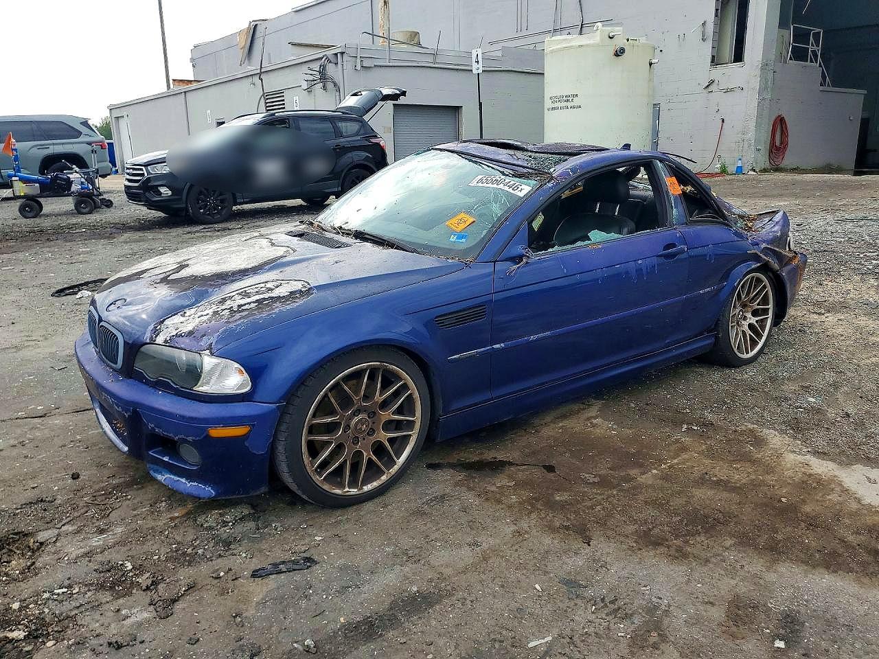 2005 Bmw M3 Blue vin: WBSBL93455PN62437