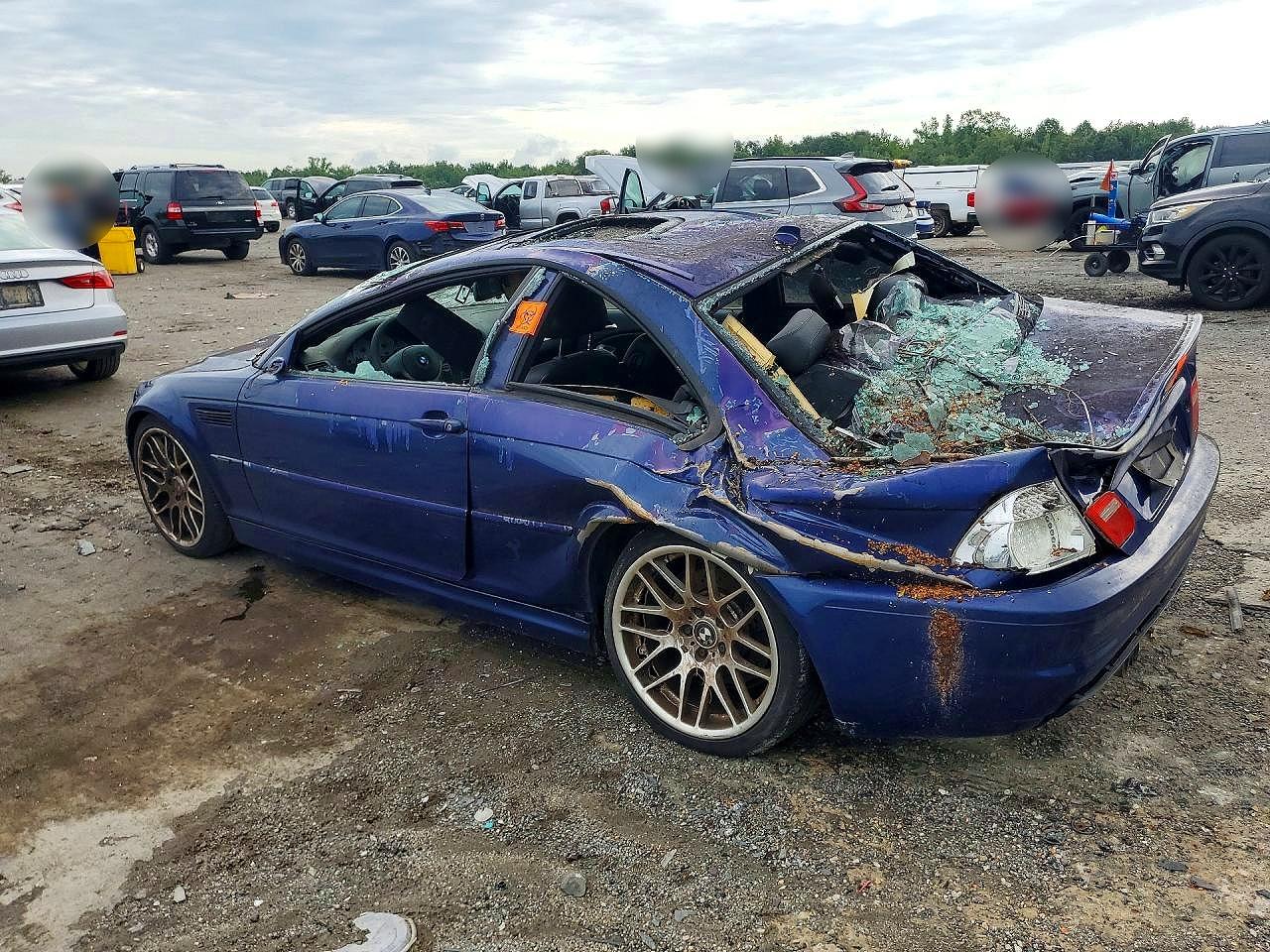 2005 Bmw M3 Blue vin: WBSBL93455PN62437