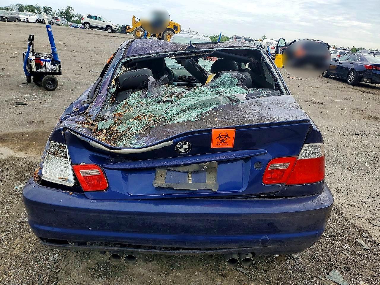 2005 Bmw M3 Blue vin: WBSBL93455PN62437