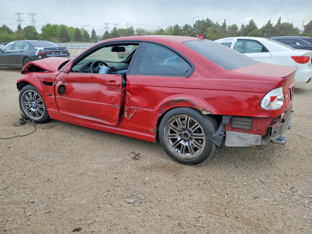 2006 Bmw M3 Красный vin: WBSBL93456PN65789