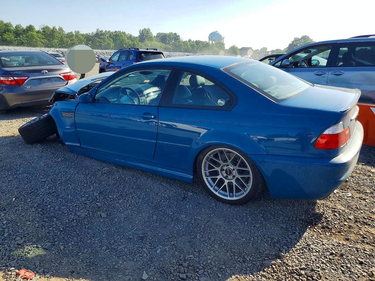 2001 Bmw M3 Ci Синий vin: WBSBL93471JR11062