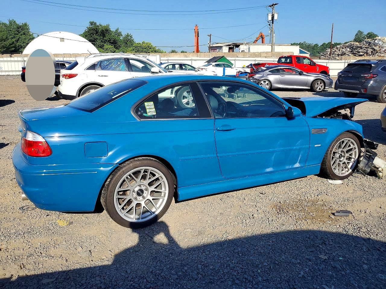 2001 Bmw M3 Ci Синий vin: WBSBL93471JR11062