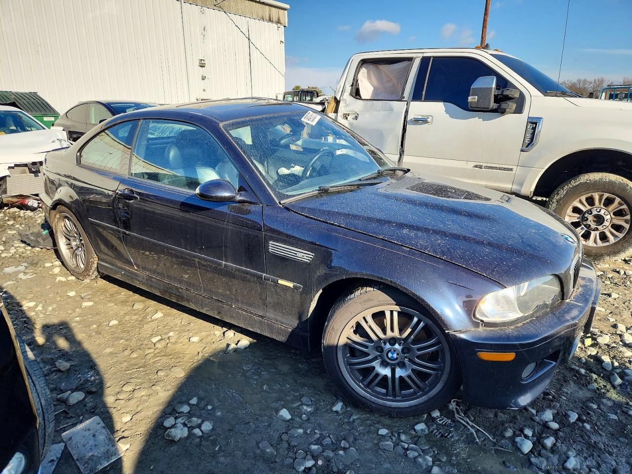 2003 Bmw M3 Black vin: WBSBL93473JR22064