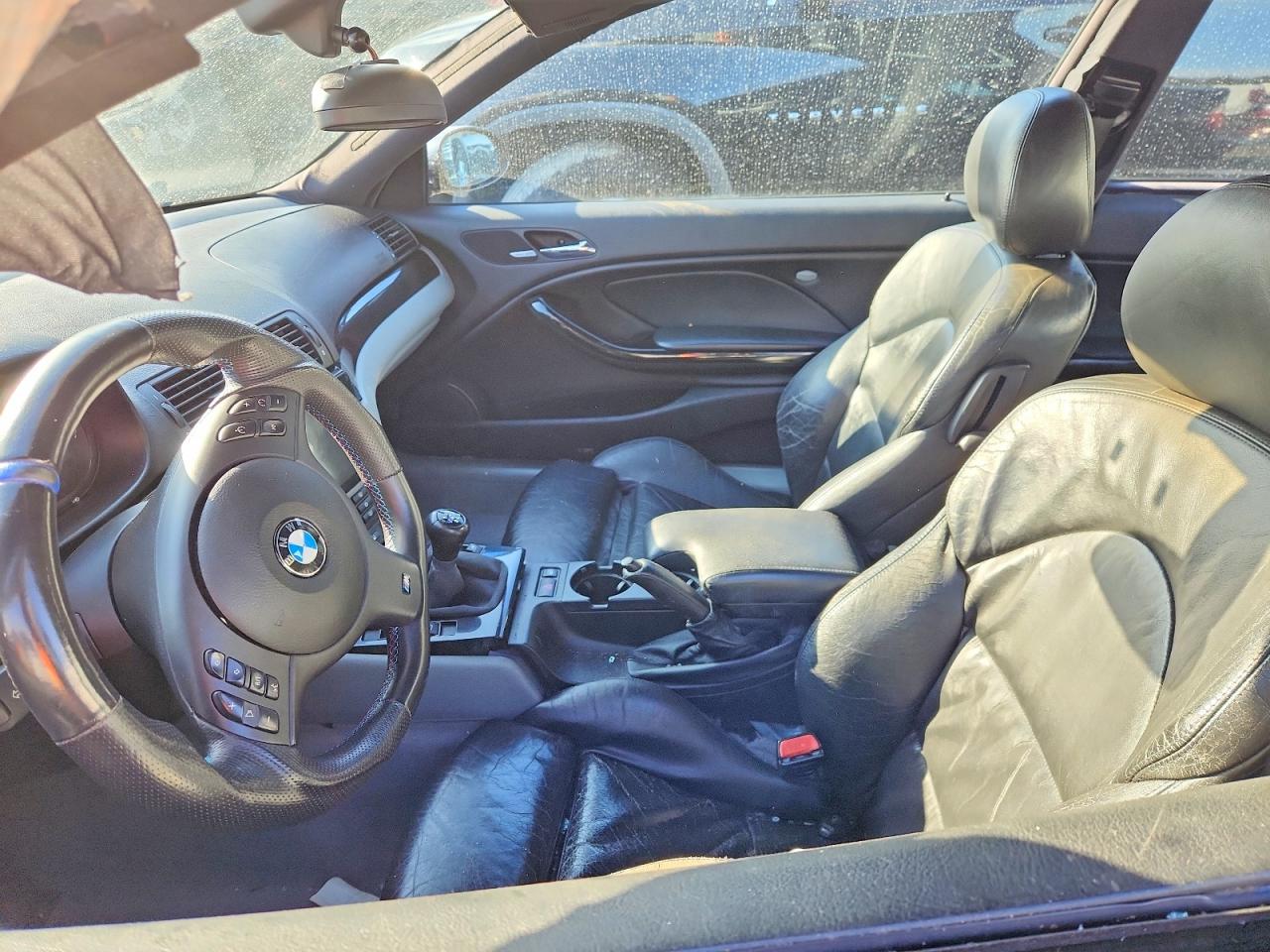 2003 Bmw M3 Black vin: WBSBL93473JR22064