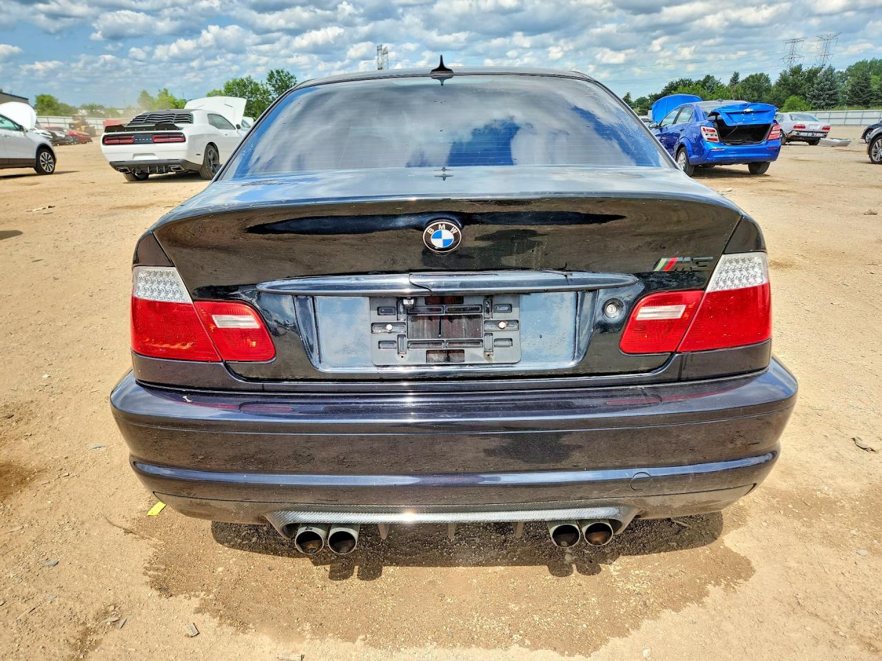2004 Bmw M3 Black vin: WBSBL93474PN55214