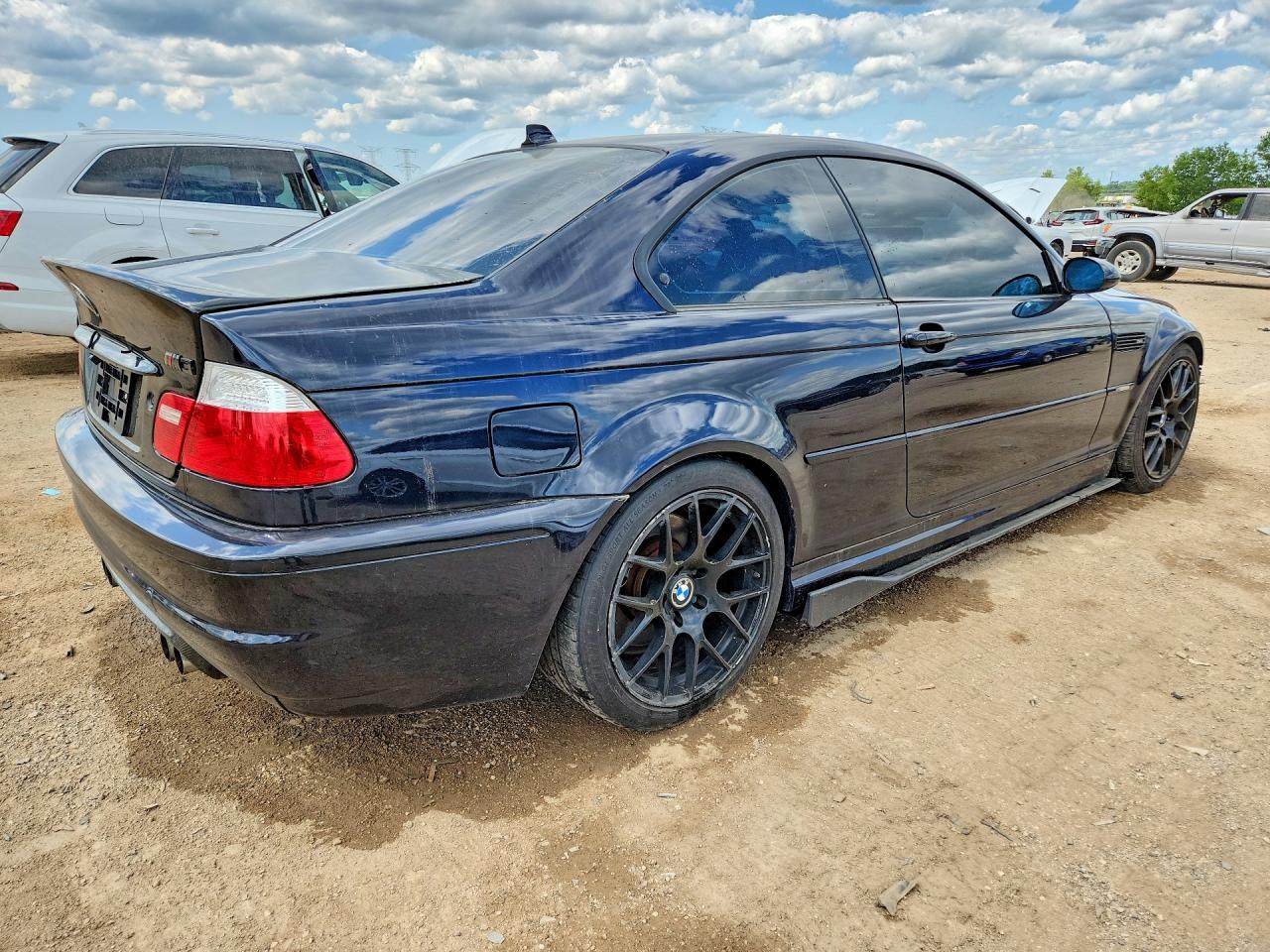 2004 Bmw M3 Black vin: WBSBL93474PN55214
