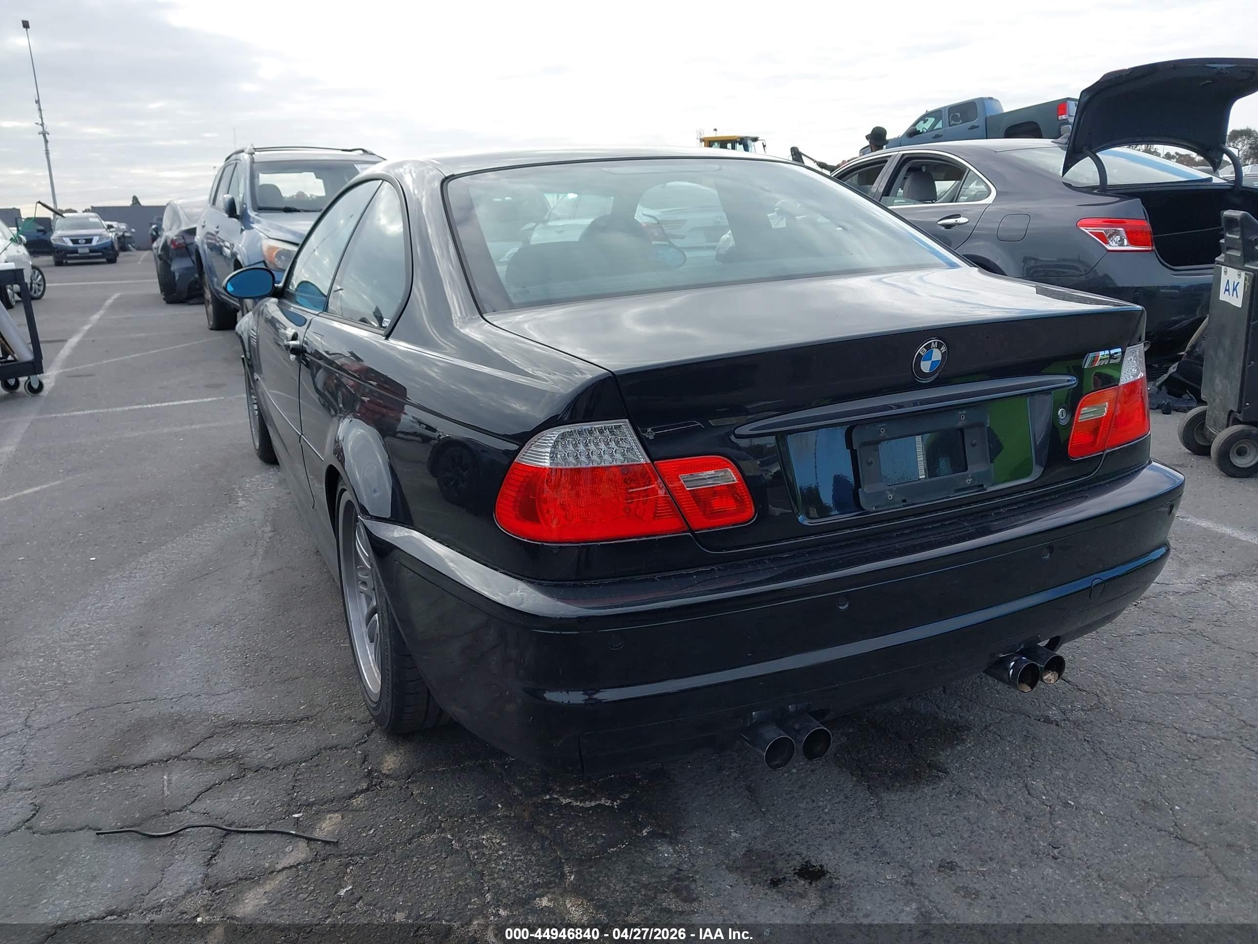 2006 Bmw M3   Черный vin: WBSBL93476PN64952