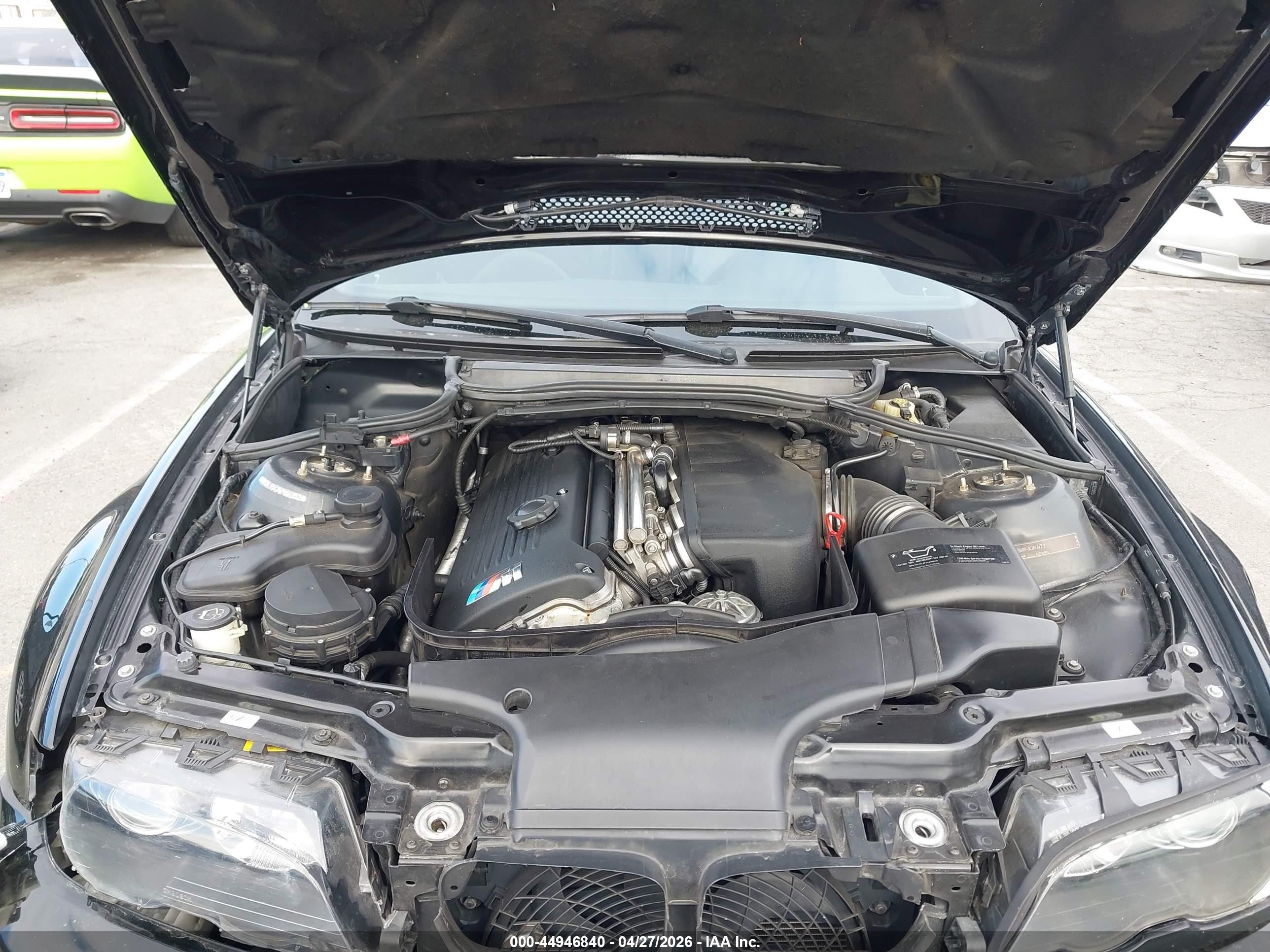 2006 Bmw M3   Черный vin: WBSBL93476PN64952