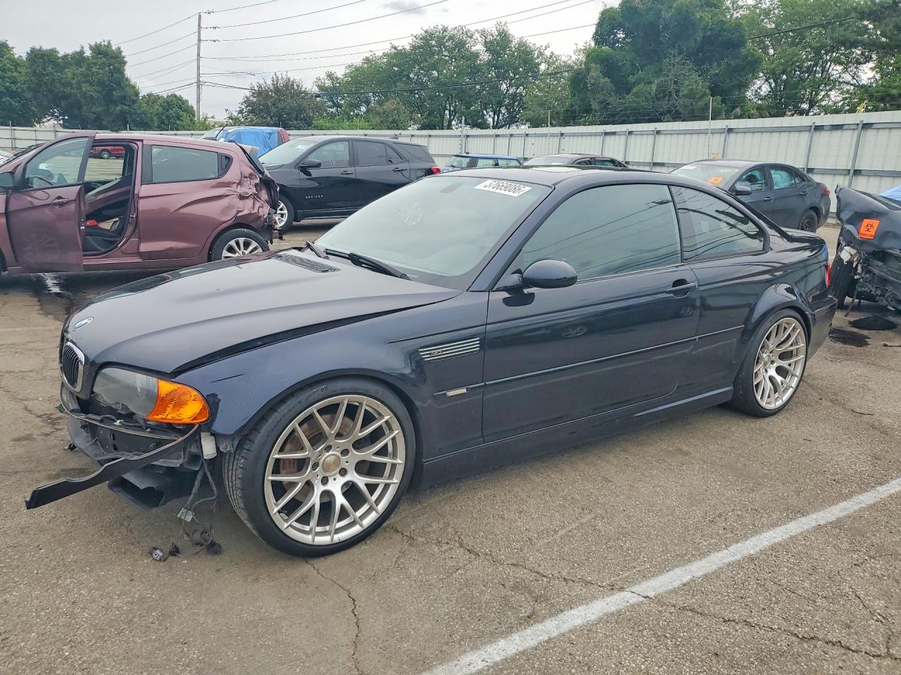 2003 Bmw M3 Black vin: WBSBL93493JR23880