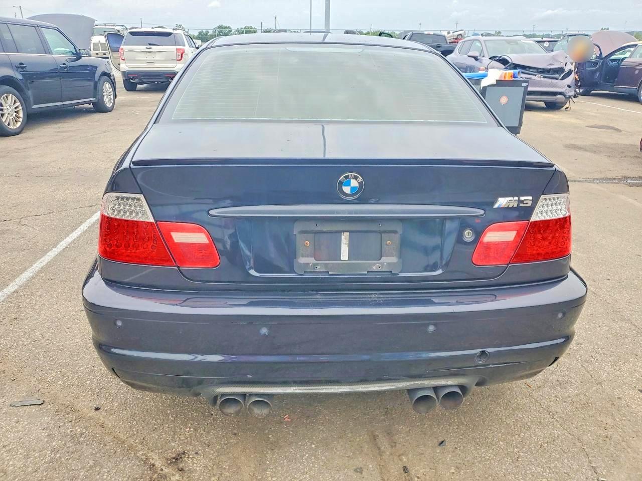 2003 Bmw M3 Black vin: WBSBL93493JR23880