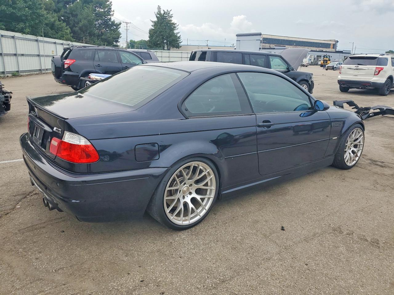 2003 Bmw M3 Black vin: WBSBL93493JR23880