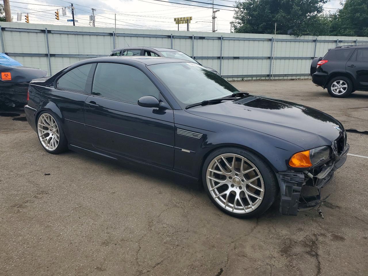 2003 Bmw M3 Black vin: WBSBL93493JR23880