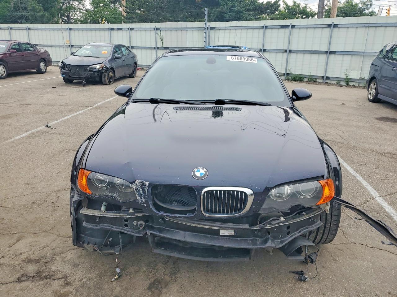 2003 Bmw M3 Black vin: WBSBL93493JR23880
