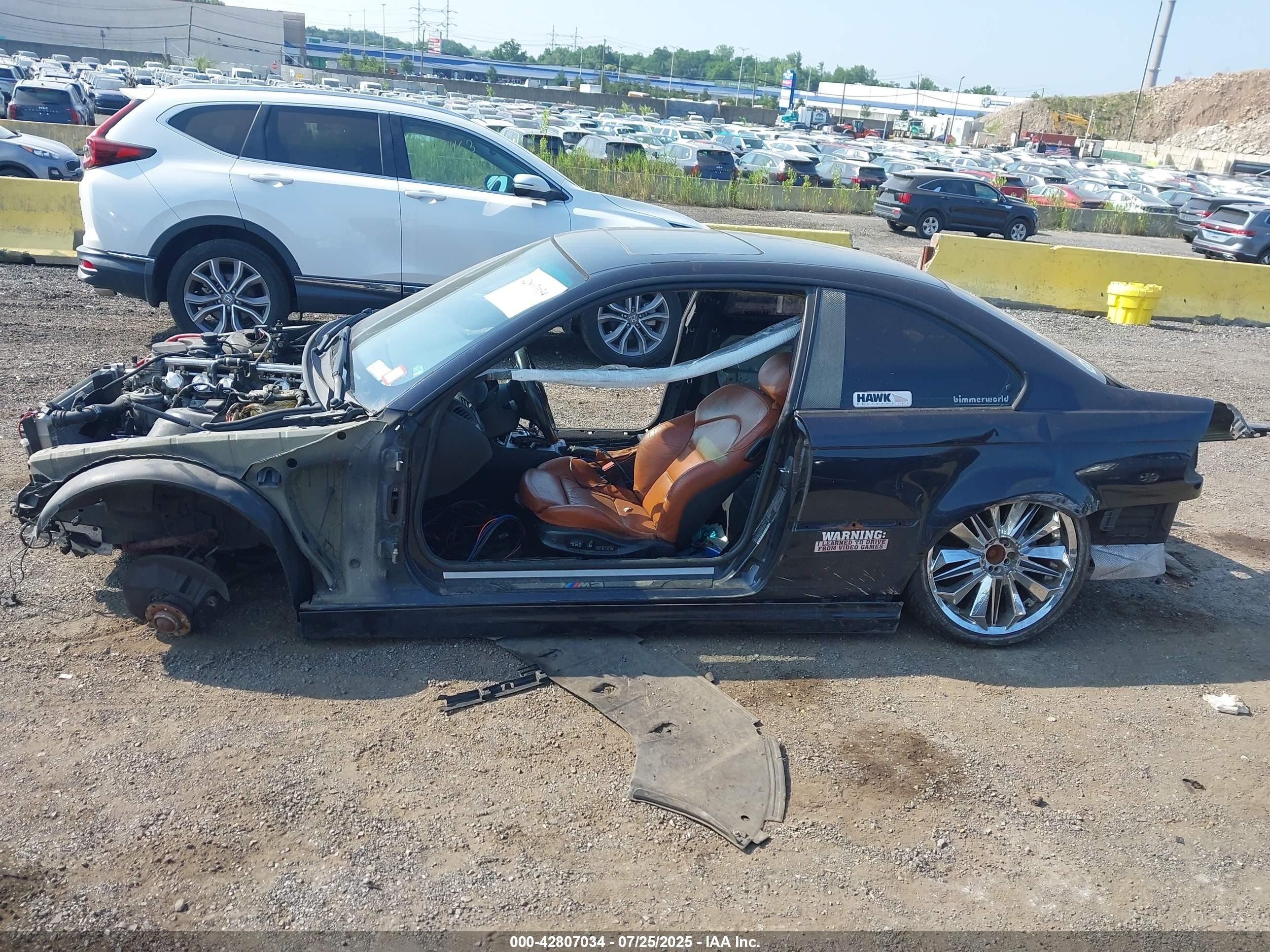 2003 Bmw M3 Black vin: WBSBL93493JR24334