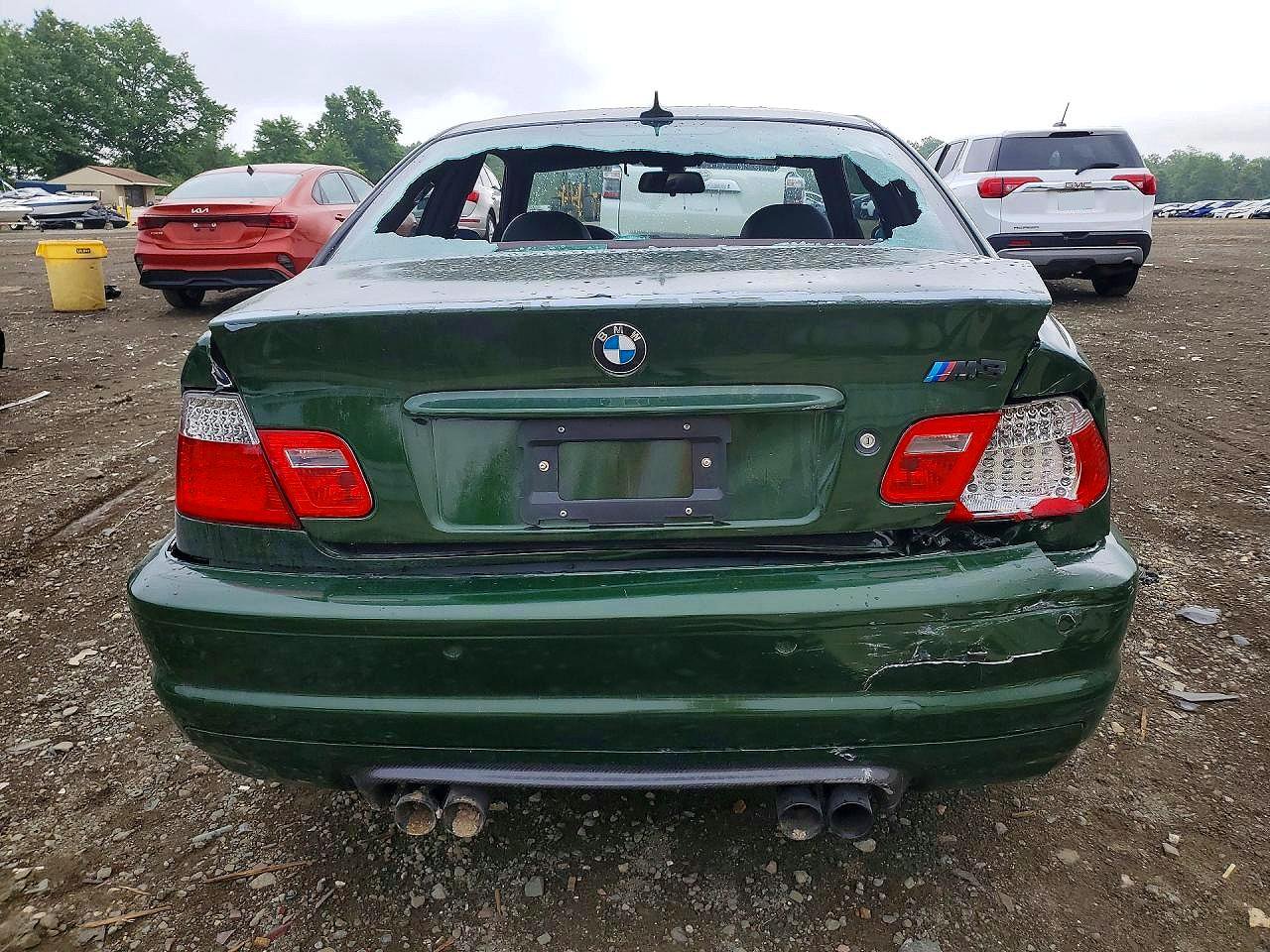 2005 Bmw M3 Зеленый vin: WBSBL93495PN61758